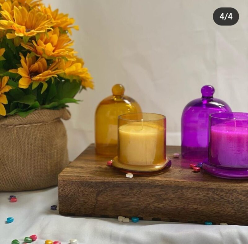 Frosted Jar Candle