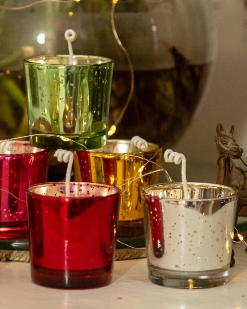 Shots glass soy scented candles